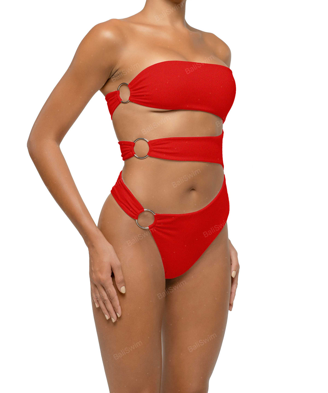 BSWS-S71 Cut-out Bandeau One Piece
