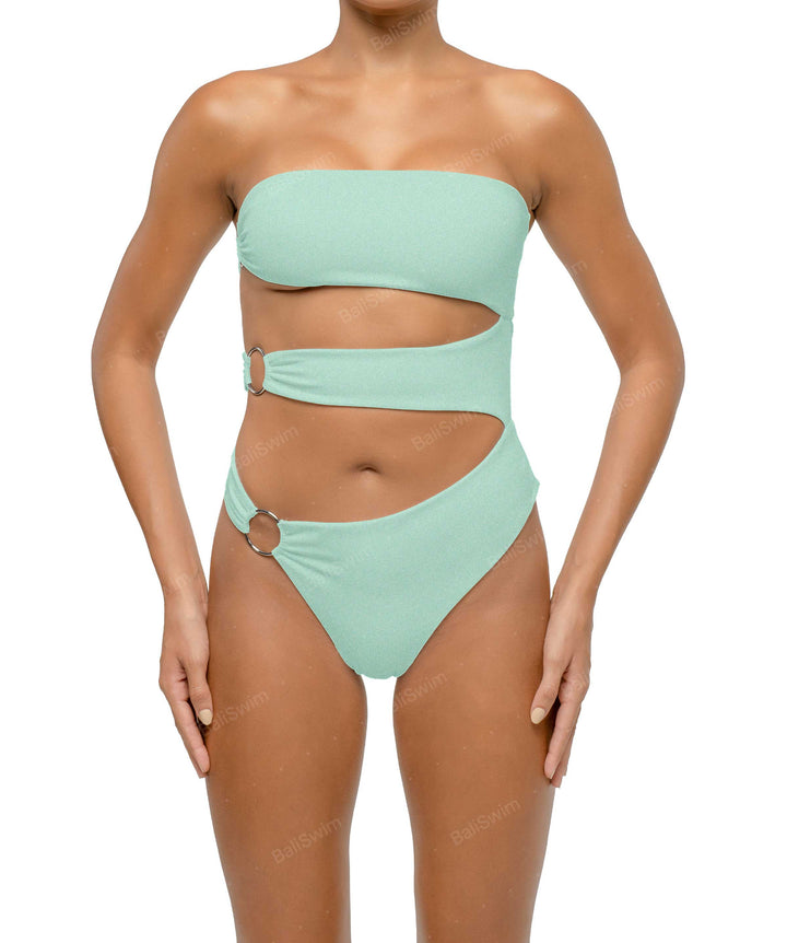 BSWS-S71 Cut-out Bandeau One Piece