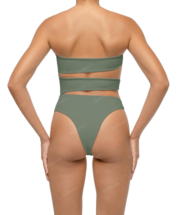 BSWS-S71 Cut-out Bandeau One Piece