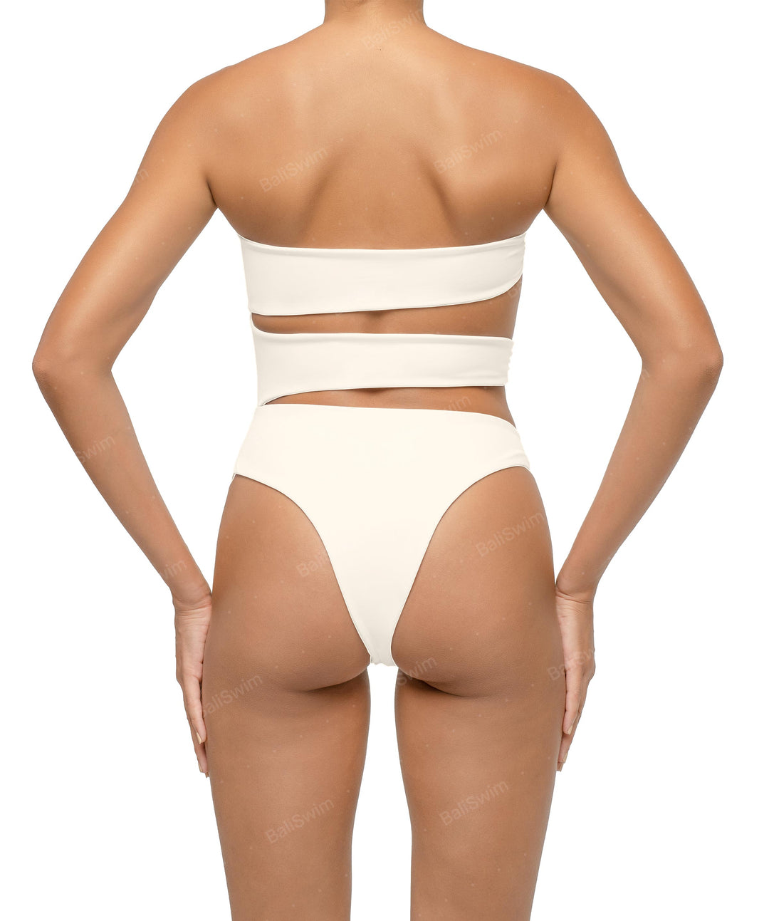 BSWS-S71 Cut-out Bandeau One Piece