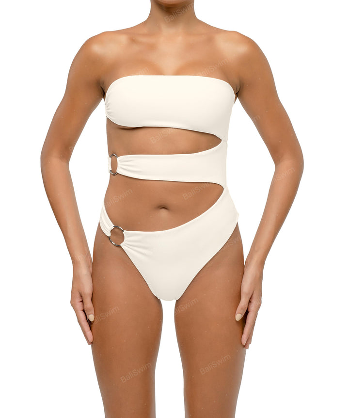 BSWS-S71 Cut-out Bandeau One Piece