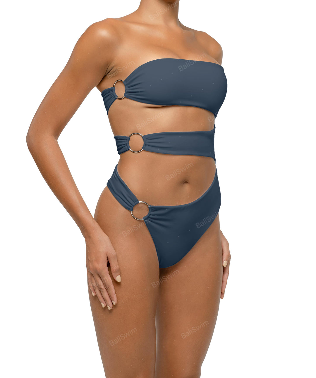BSWS-S71 Cut-out Bandeau One Piece