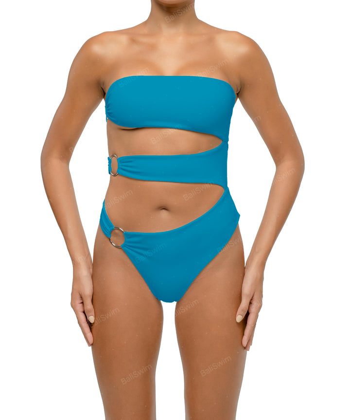 BSWS-S71 Cut-out Bandeau One Piece