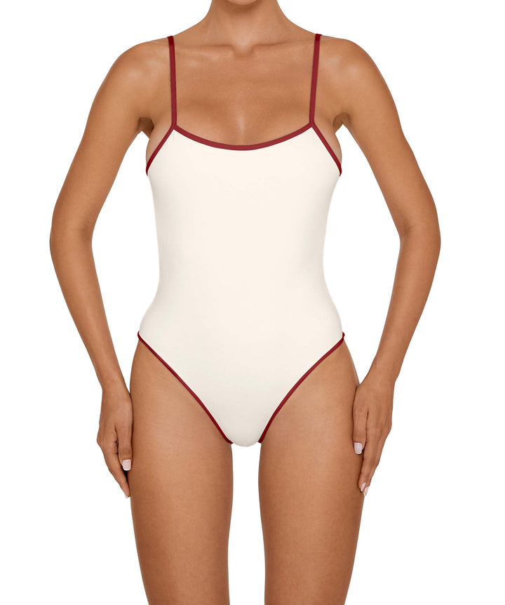 BSWS-S75 Low Back Tankini With Binding