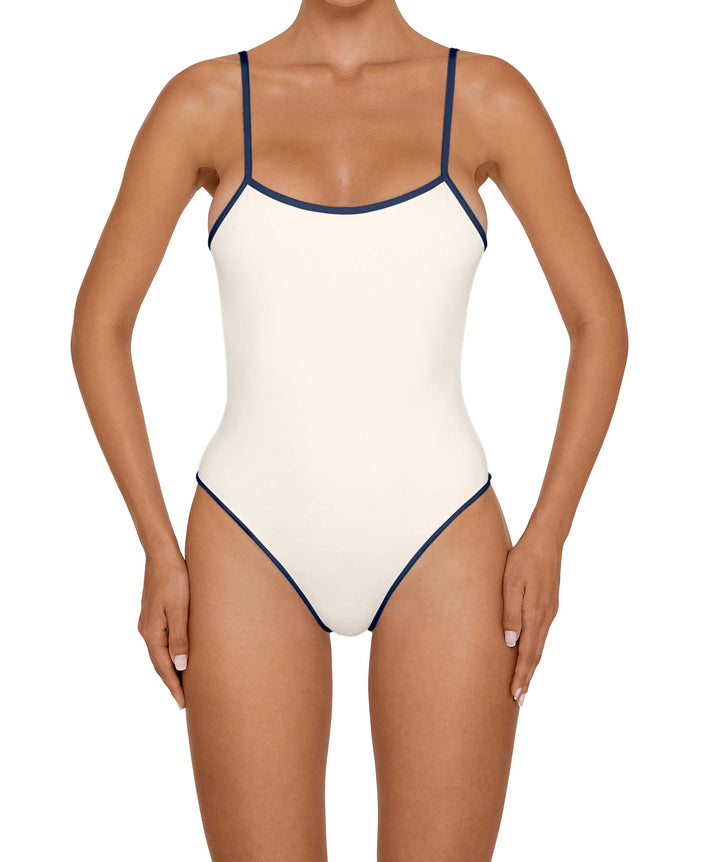 BSWS-S75 Low Back Tankini With Binding