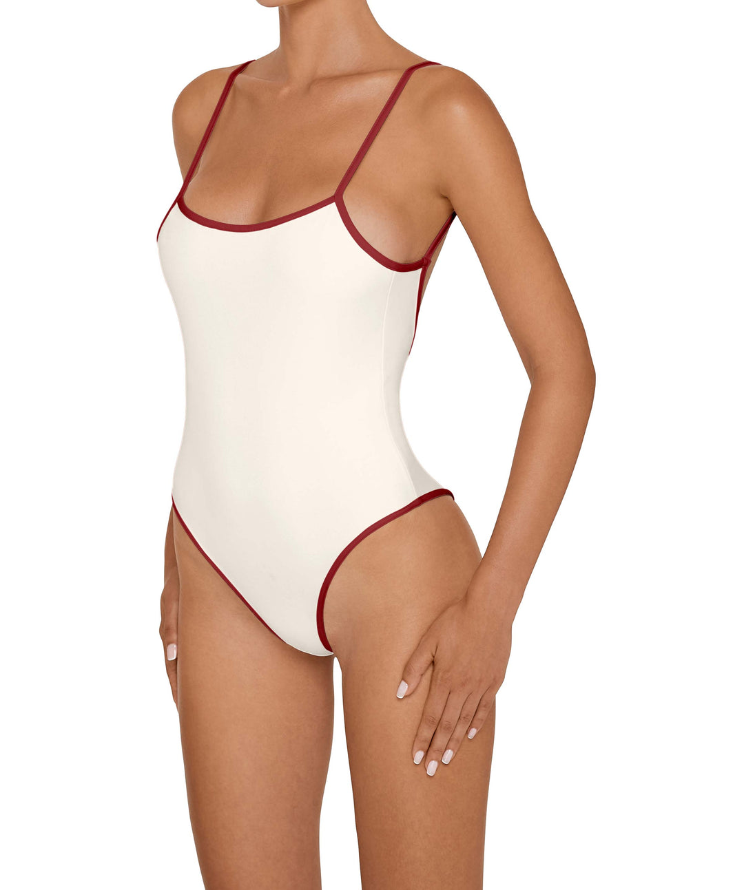 BSWS-S75 Low Back Tankini With Binding