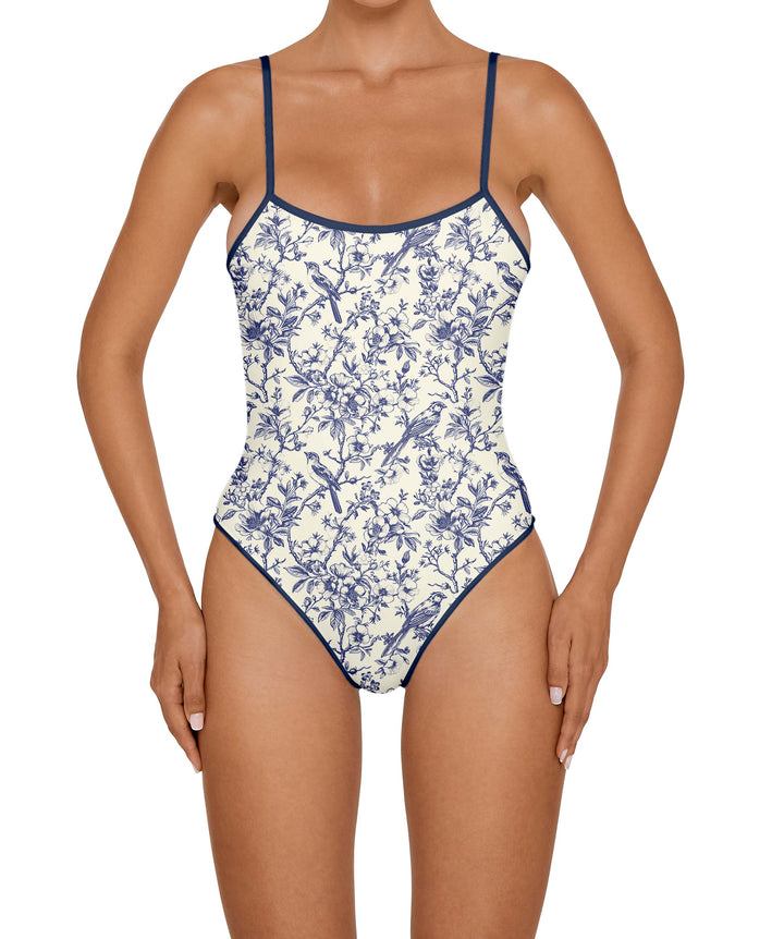 BSWS-S75 Low Back Tankini With Binding