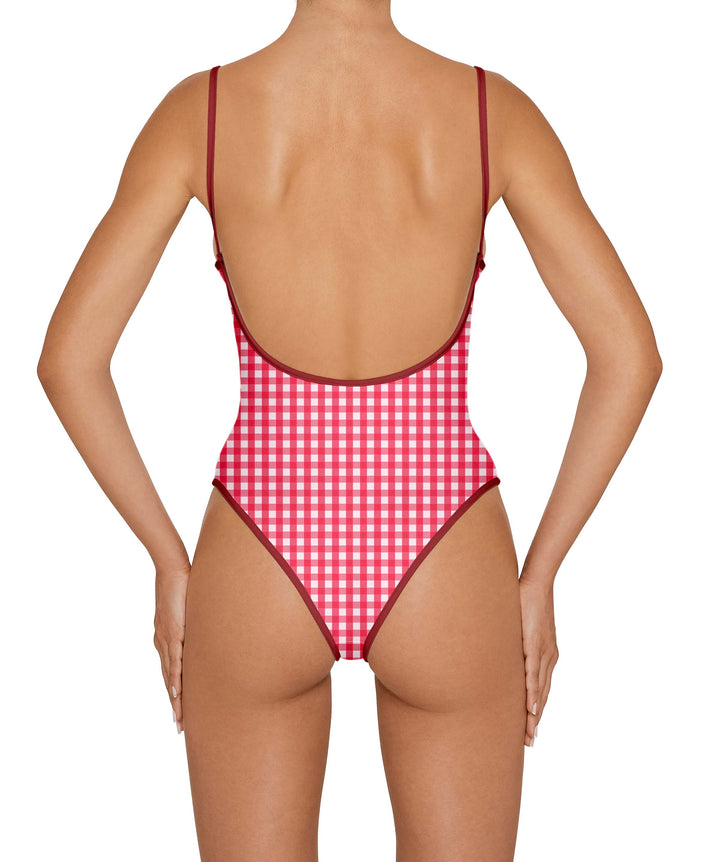 BSWS-S75 Low Back Tankini With Binding