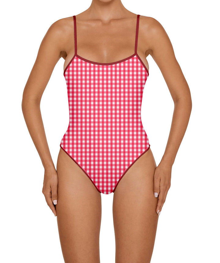 BSWS-S75 Low Back Tankini With Binding