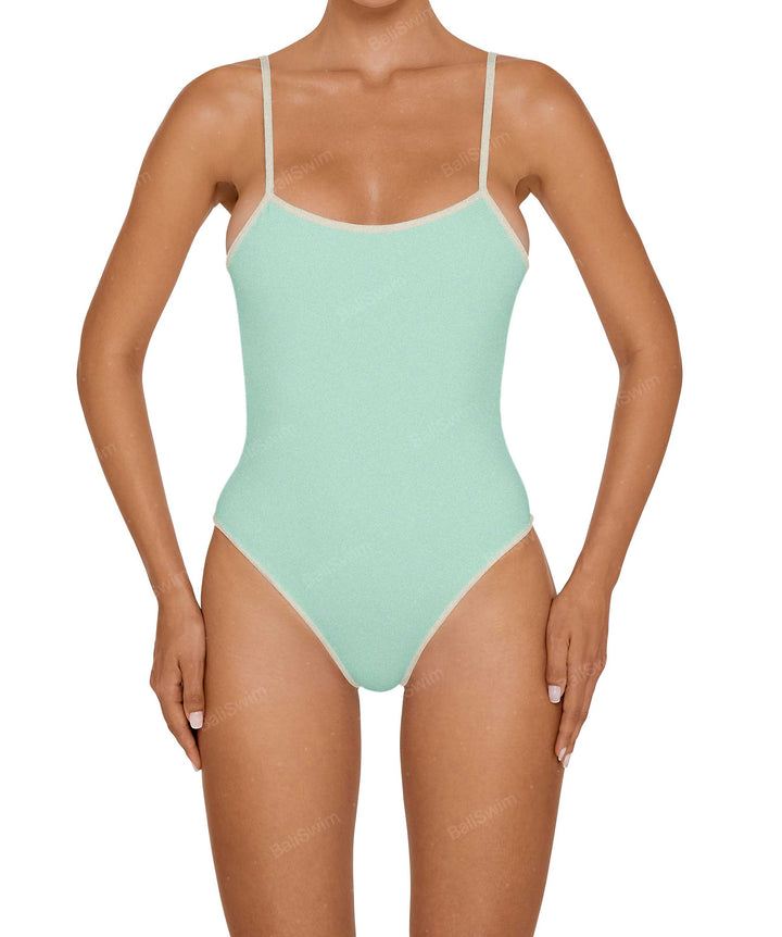 BSWS-S75 Low Back Tankini With Binding