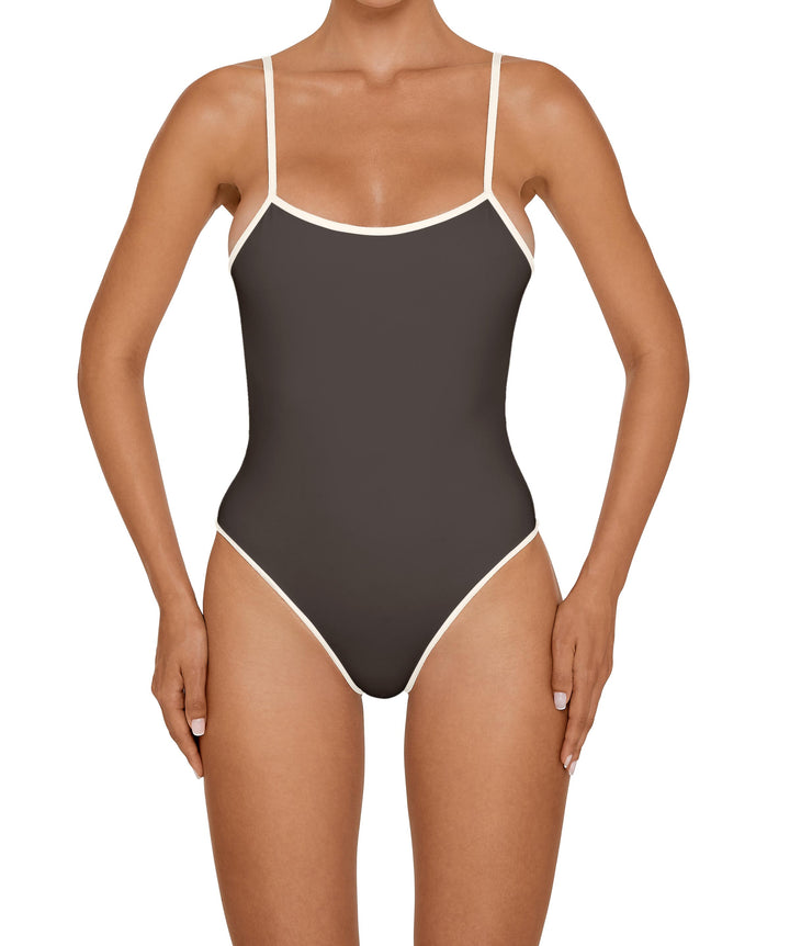 BSWS-S75 Low Back Tankini With Binding