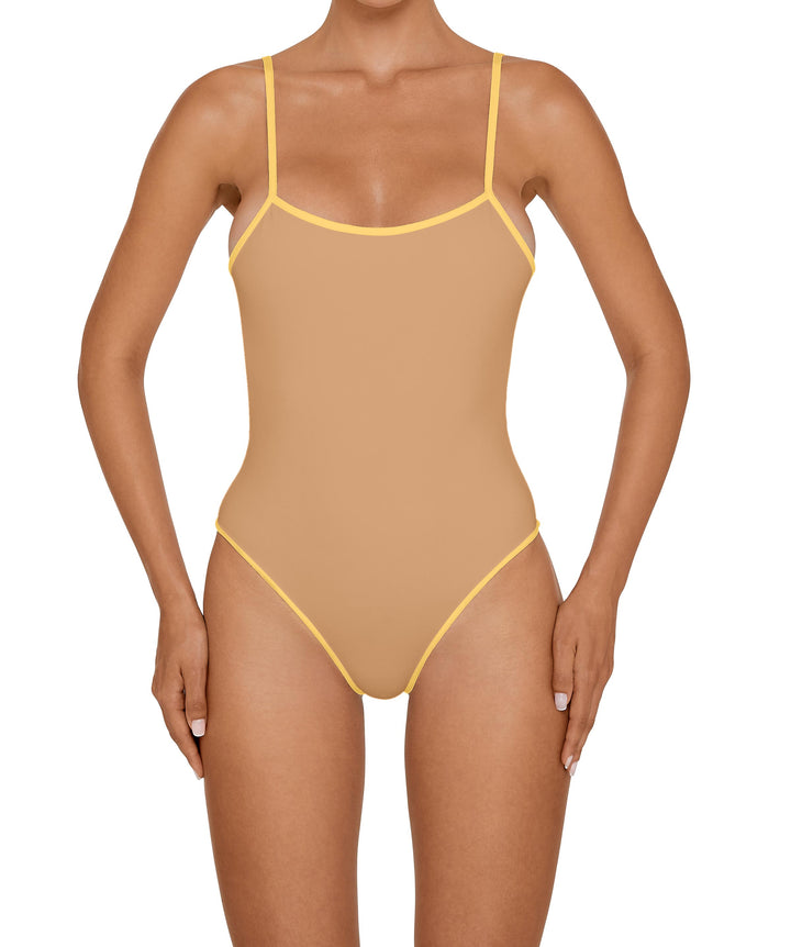 BSWS-S75 Low Back Tankini With Binding