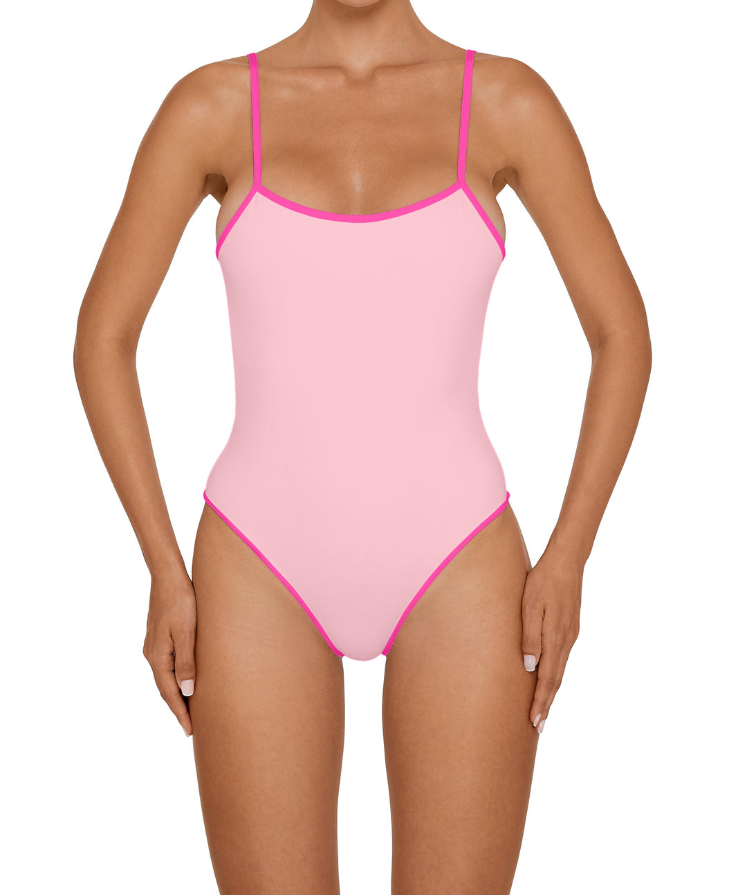 BSWS-S75 Low Back Tankini With Binding