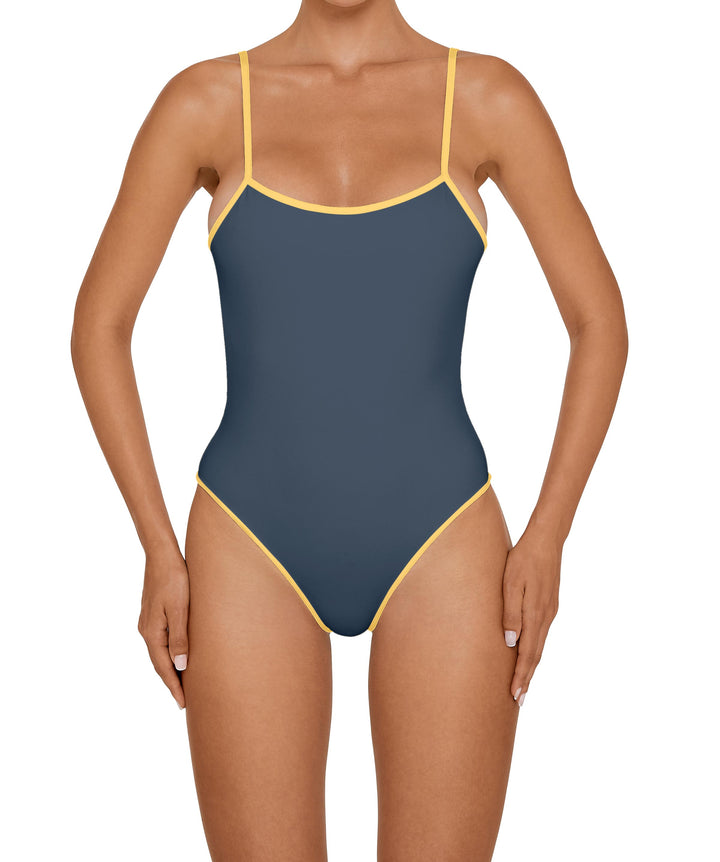 BSWS-S75 Low Back Tankini With Binding