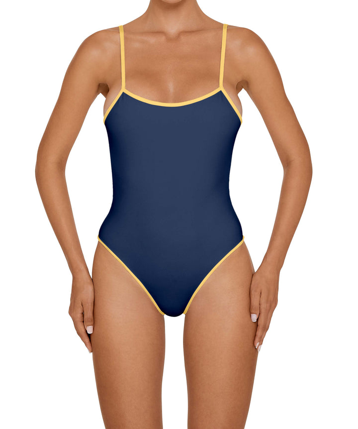BSWS-S75 Low Back Tankini With Binding
