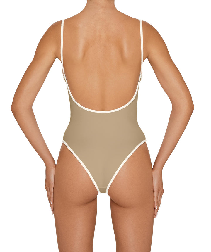 BSWS-S75 Low Back Tankini With Binding