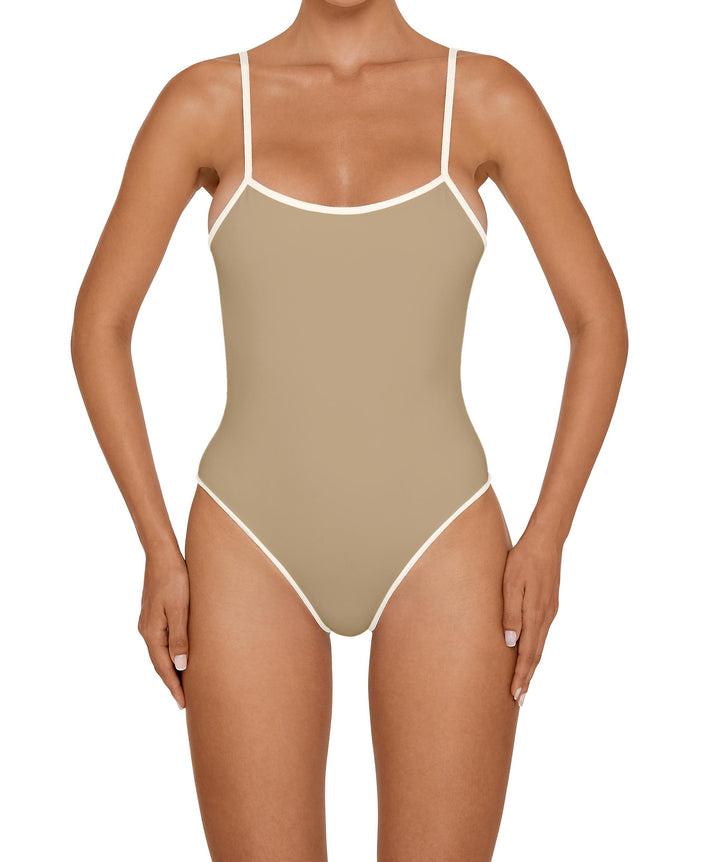 BSWS-S75 Low Back Tankini With Binding