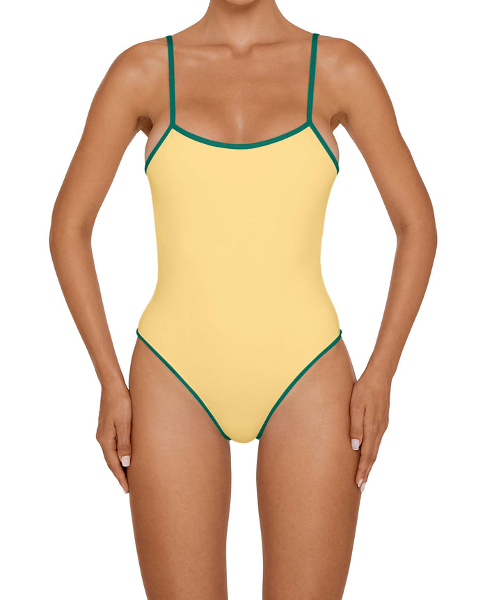 BSWS-S75 Low Back Tankini With Binding