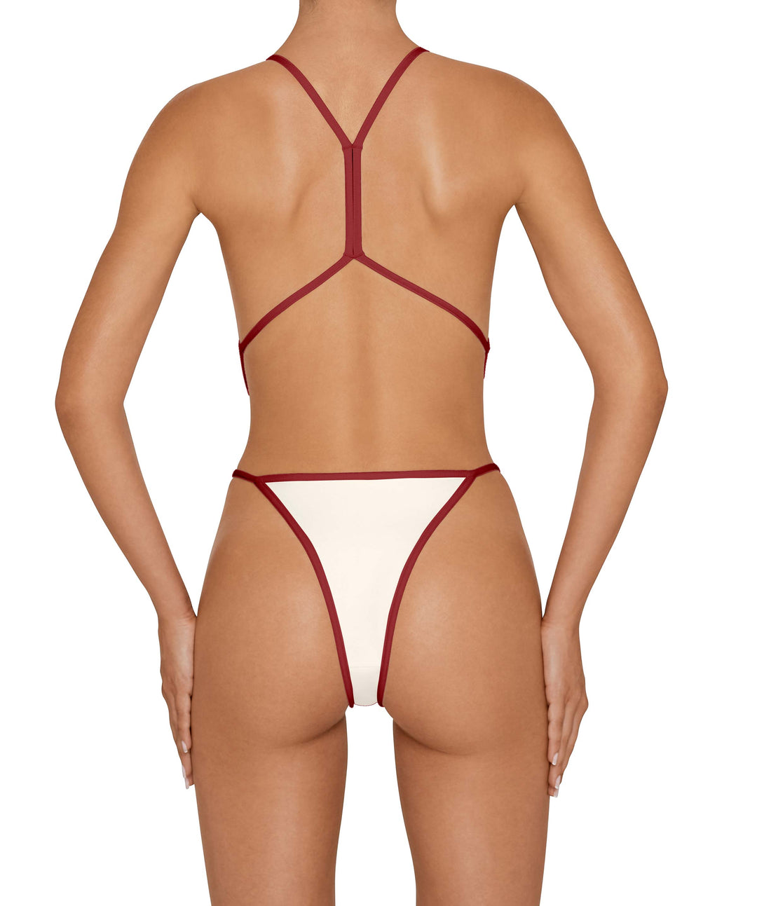 BSWS-S77 Curve Neckline Racer Back With Binding