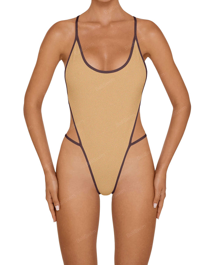 BSWS-S77 Curve Neckline Racer Back With Binding