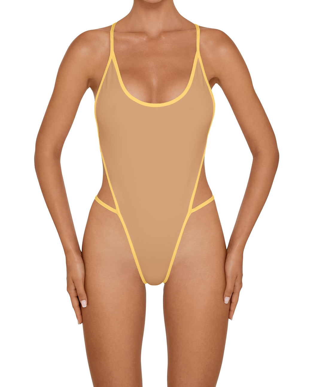 BSWS-S77 Curve Neckline Racer Back With Binding