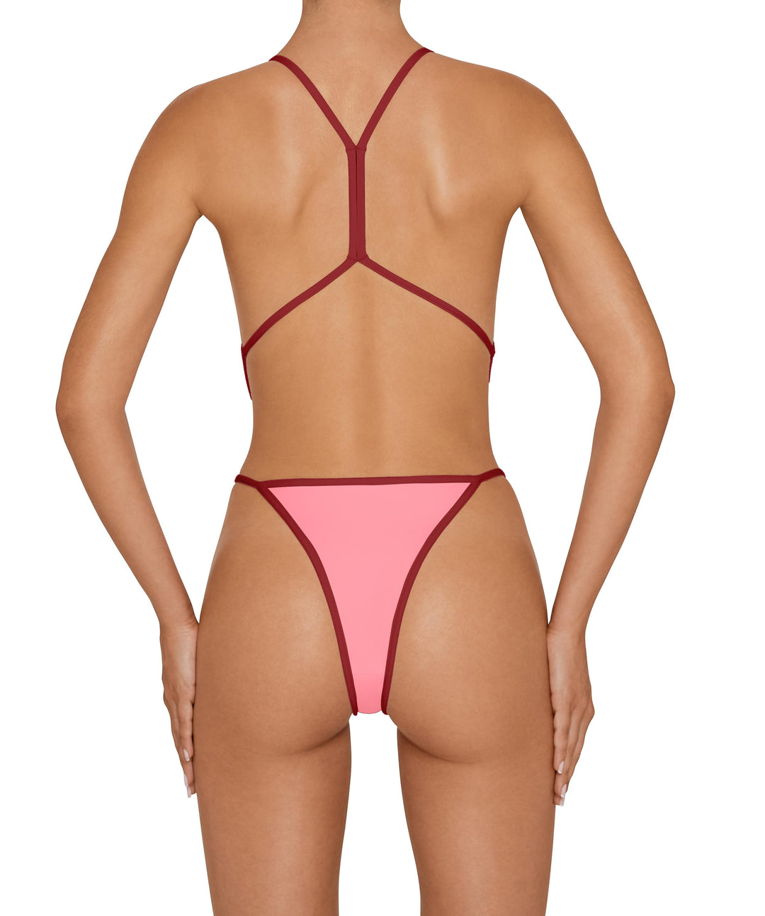 BSWS-S77 Curve Neckline Racer Back With Binding
