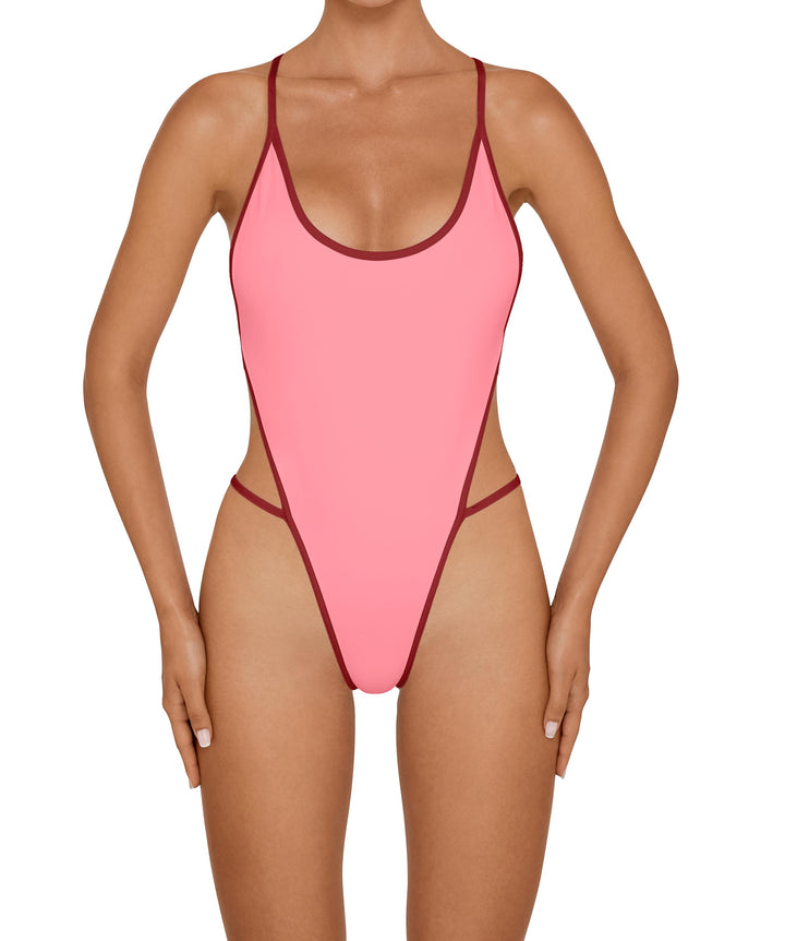 BSWS-S77 Curve Neckline Racer Back With Binding