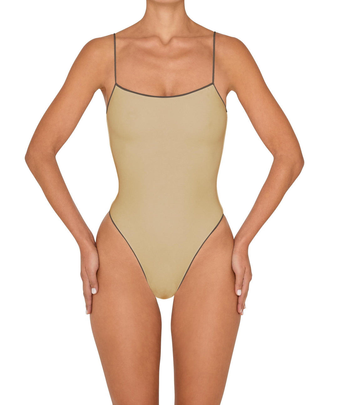 BSWS-S78 Corded Square Neck One Piece