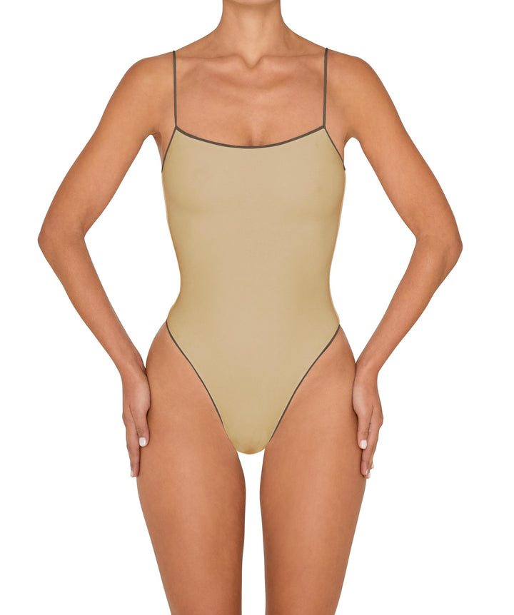 BSWS-S78 Corded Square Neck One Piece