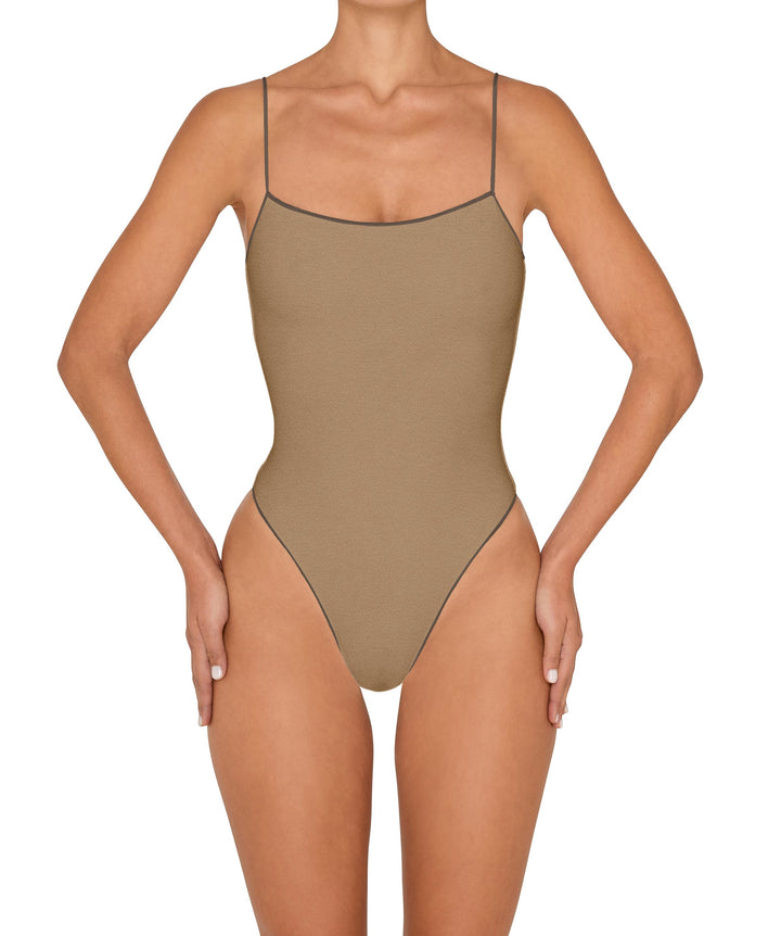 BSWS-S78 Corded Square Neck One Piece