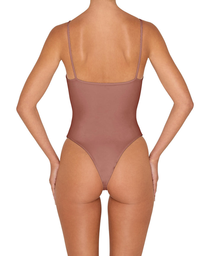 BSWS-S79 Square Neck One Piece With Rings