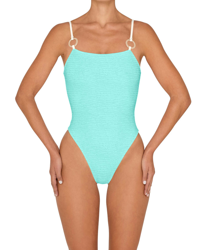 BSWS-S79s Square Neck One Piece With Rings