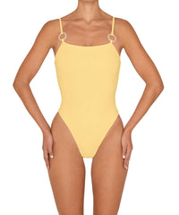 BSWS-S79 Square Neck One Piece With Rings