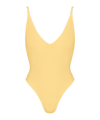 BSWS-S84 Binded Plunge Neck One Piece