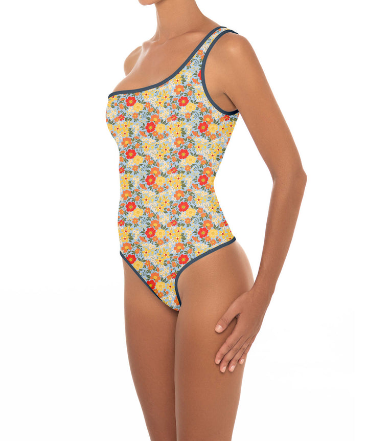 BSWS-S86 Asymmetical Binded One Piece