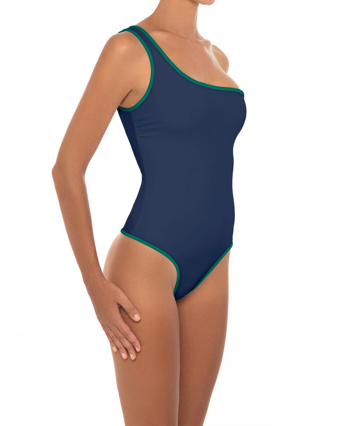 BSWS-S86 Asymmetical Binded One Piece