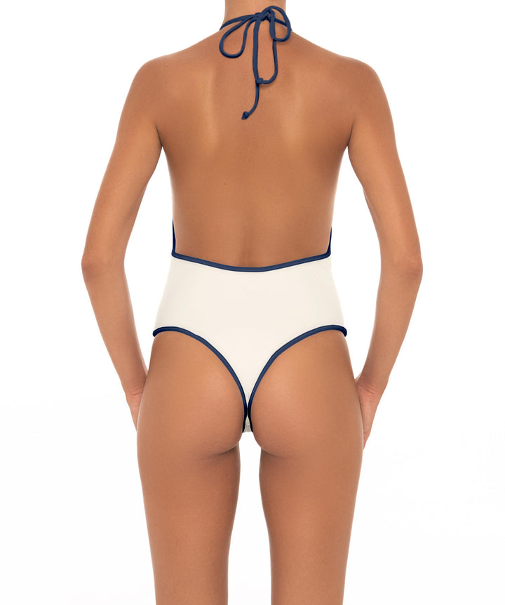 BSWS-S88 Deep Plunge Binded One Piece