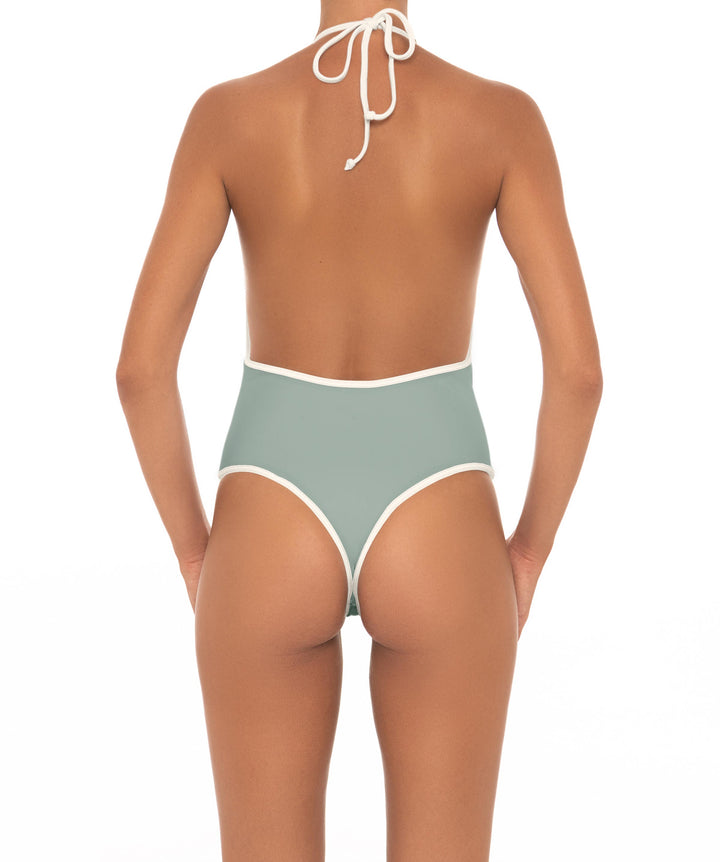 BSWS-S88 Deep Plunge Binded One Piece