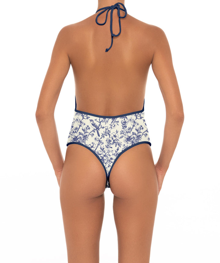 BSWS-S88 Deep Plunge Binded One Piece