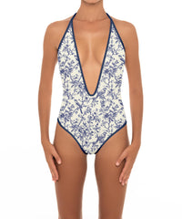BSWS-S88 Deep Plunge Binded One Piece