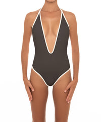 BSWS-S88 Deep Plunge Binded One Piece