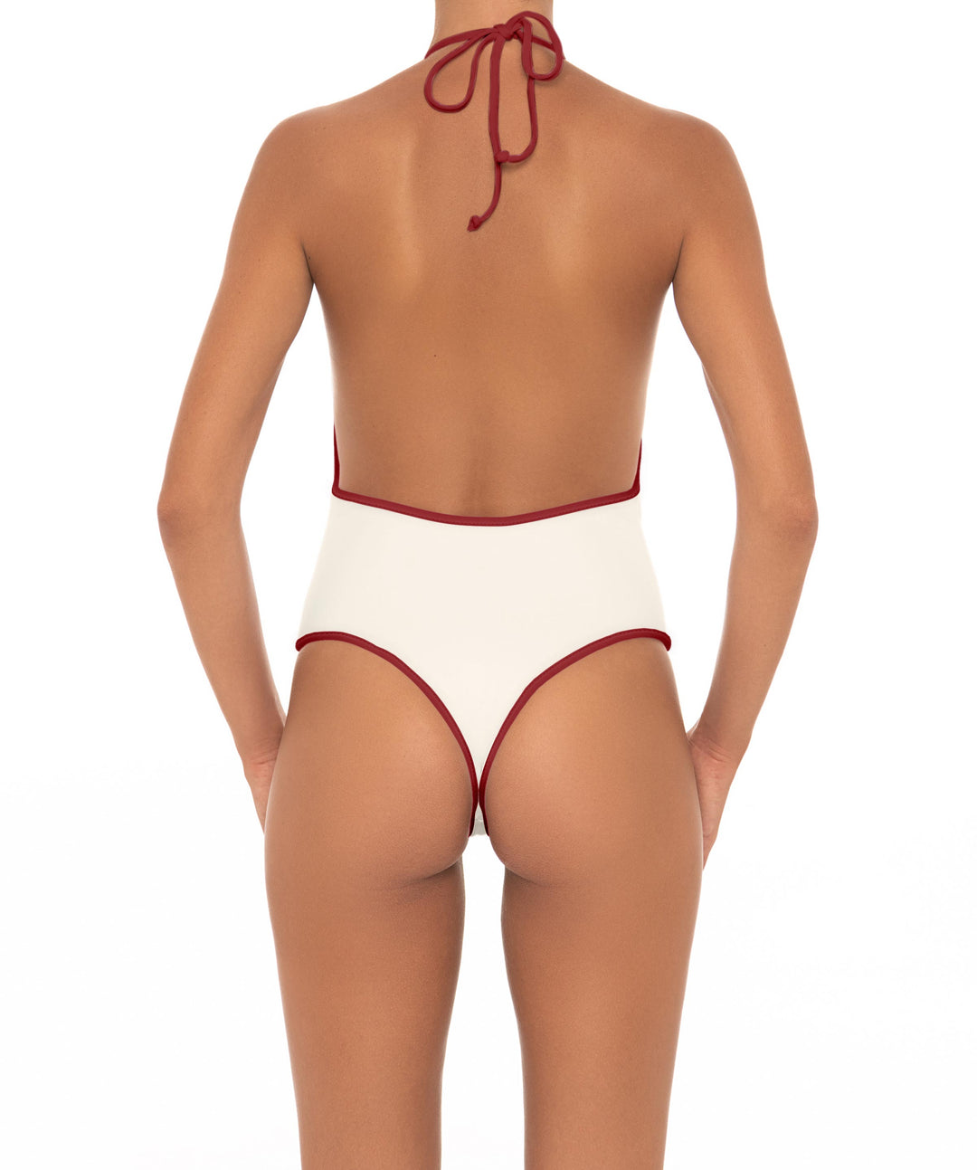 BSWS-S88 Deep Plunge Binded One Piece