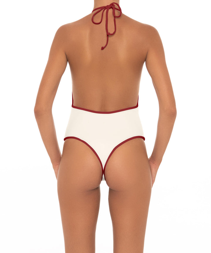 BSWS-S88 Deep Plunge Binded One Piece