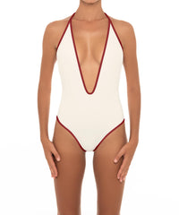 BSWS-S88 Deep Plunge Binded One Piece