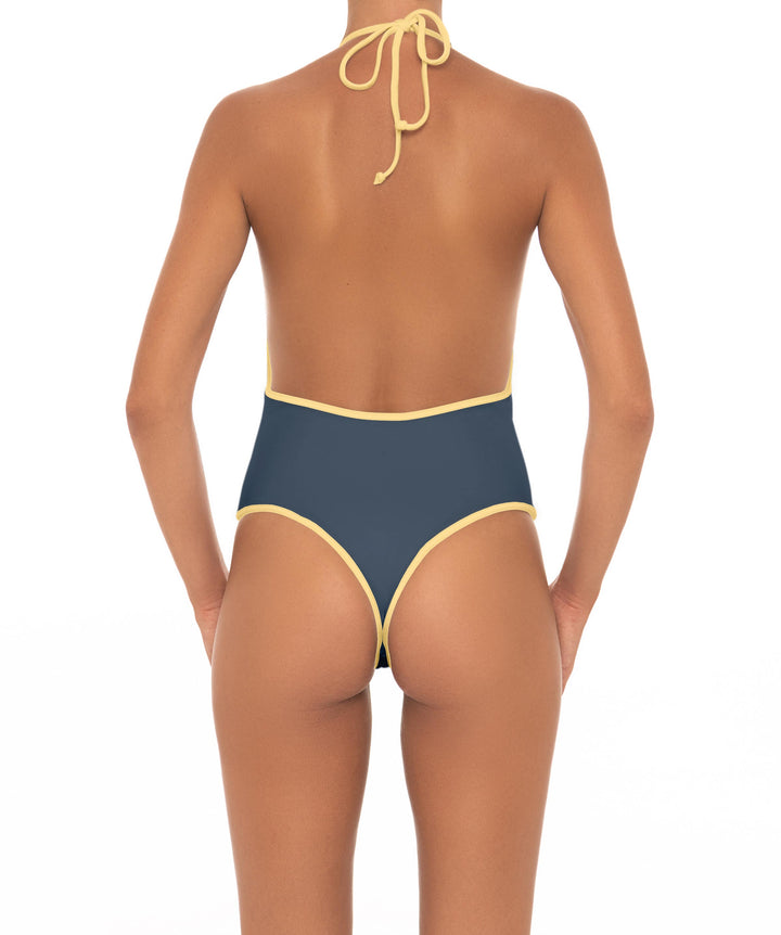 BSWS-S88 Deep Plunge Binded One Piece