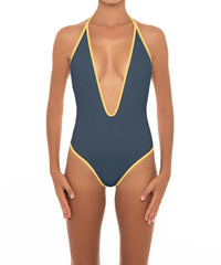 BSWS-S88 Deep Plunge Binded One Piece
