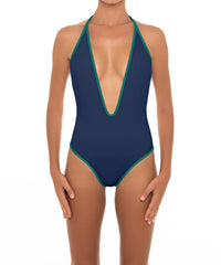 BSWS-S88 Deep Plunge Binded One Piece