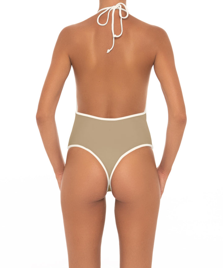 BSWS-S88 Deep Plunge Binded One Piece
