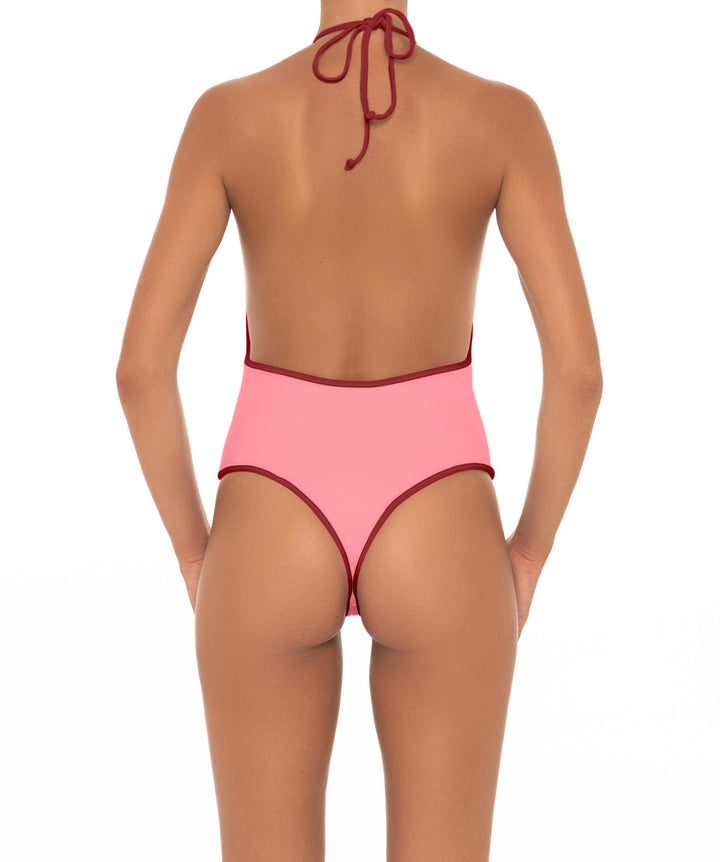 BSWS-S88 Deep Plunge Binded One Piece