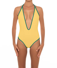 BSWS-S88 Deep Plunge Binded One Piece